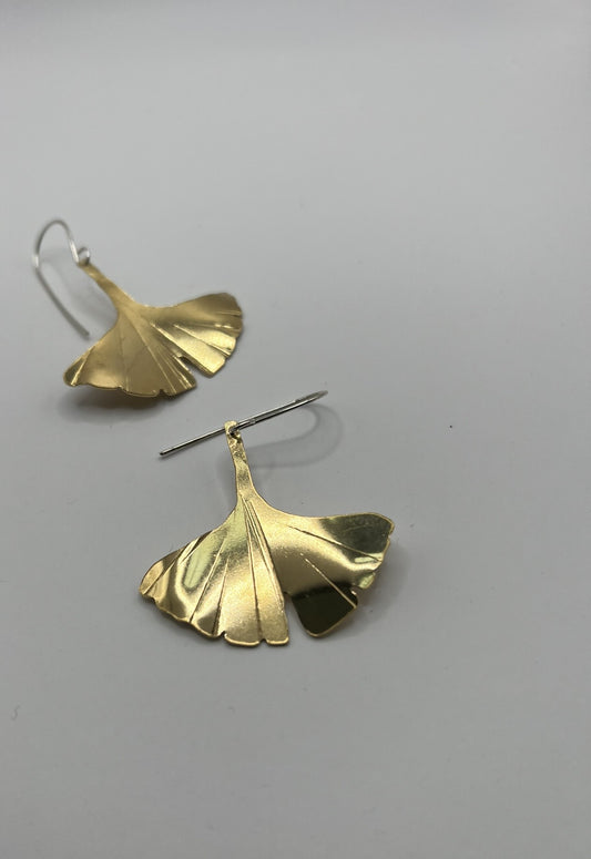 Ginkgo Leaf Earring